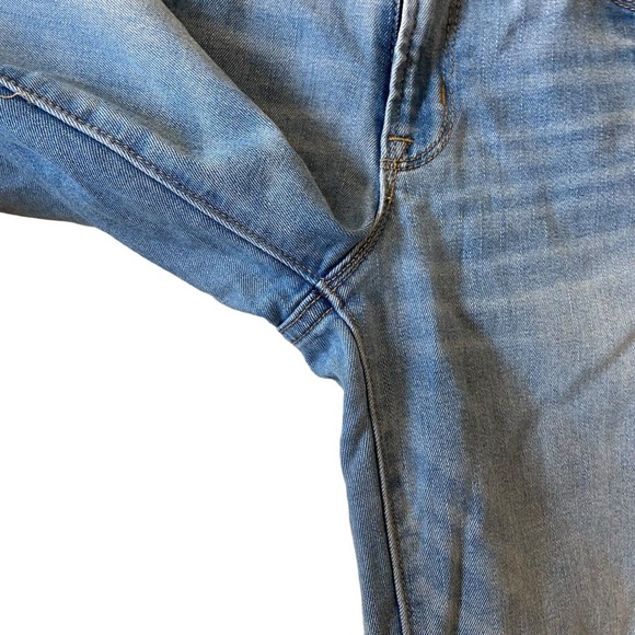 Old Navy Pop Icon Skinny Jeans‎ Women Size 4 Long Blue Light Wash Distressed W28 - Picture 6 of 12